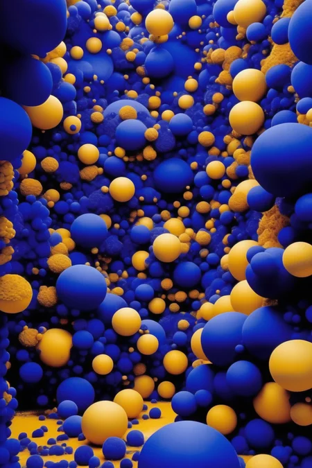 <lora:Yves Klein Style:1>Yves Klein Style - Immense arcology