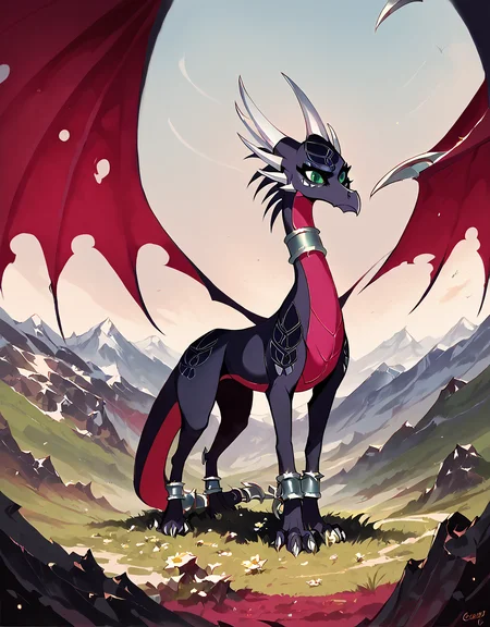 <lora:Cynder_corrupted:1>
cynder, dragon, corrupted, green eyes, detailed eyes, solo, perforated wings, 2 wings, full figure, in a meadow,
hyperdetailed, computergraphic, cinematic style, hyper realistic,