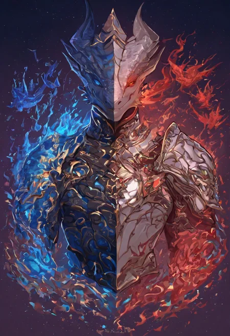xxx667_illu,A stunningly beautiful female dark urge, dragonborn warrior stands proudly in a vast fantasy world. Her shimmering, iridescent scales display vibrant and eye-catching colors, blending hues of deep emerald, sapphire blue, and fiery crimson. Her piercing eyes glow with wisdom and power. She wears an intricately designed, ornate battle armor that reflects her status as a noble warrior—crafted from glowing,enchanted metals with elegant engravings, glowing runes, and dragon motifs. The armor is both elegant and powerful, fitting her draconic form perfectly. Behind her, a grand fantasy landscape unfolds, with towering mountains, floating islands, and an ethereal sky painted in mystical hues. The scene is bathed in dramatic, cinematic lighting, enhancing the depth and atmosphere of this magical world. The art style is a highly detailed digital painting, with a fantasy realism aesthetic, focusing on intricate textures and breathtaking composition.