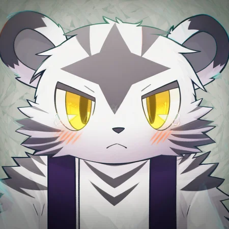 score_9, score_8_up, score_7_up, zPDXL3, ((((sdgs4by zuppu11)))), sichiseki (kemokami), 1boy, furry, kemono, cute, solo, blushing