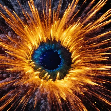 Hyperrealistic art of <lora:Cinematic Hollywood Film v2:1> perfect eyes, colorful, vivid, balanced tone
Epic Creative Scene a large explosion of yellow and orange firework Cinematic Hollywood Film Style, Extremely high-resolution details, photographic, realism pushed to extreme, fine texture, incredibly lifelike