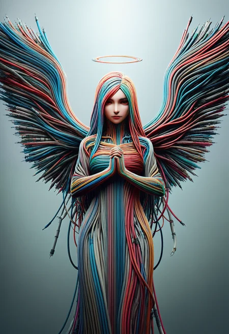 embedding:lazympos, mad-cable, 1girl, angel, praying <lora:Cables_IL:1> <lora:Challenge_Winnifier_2025-04:0>