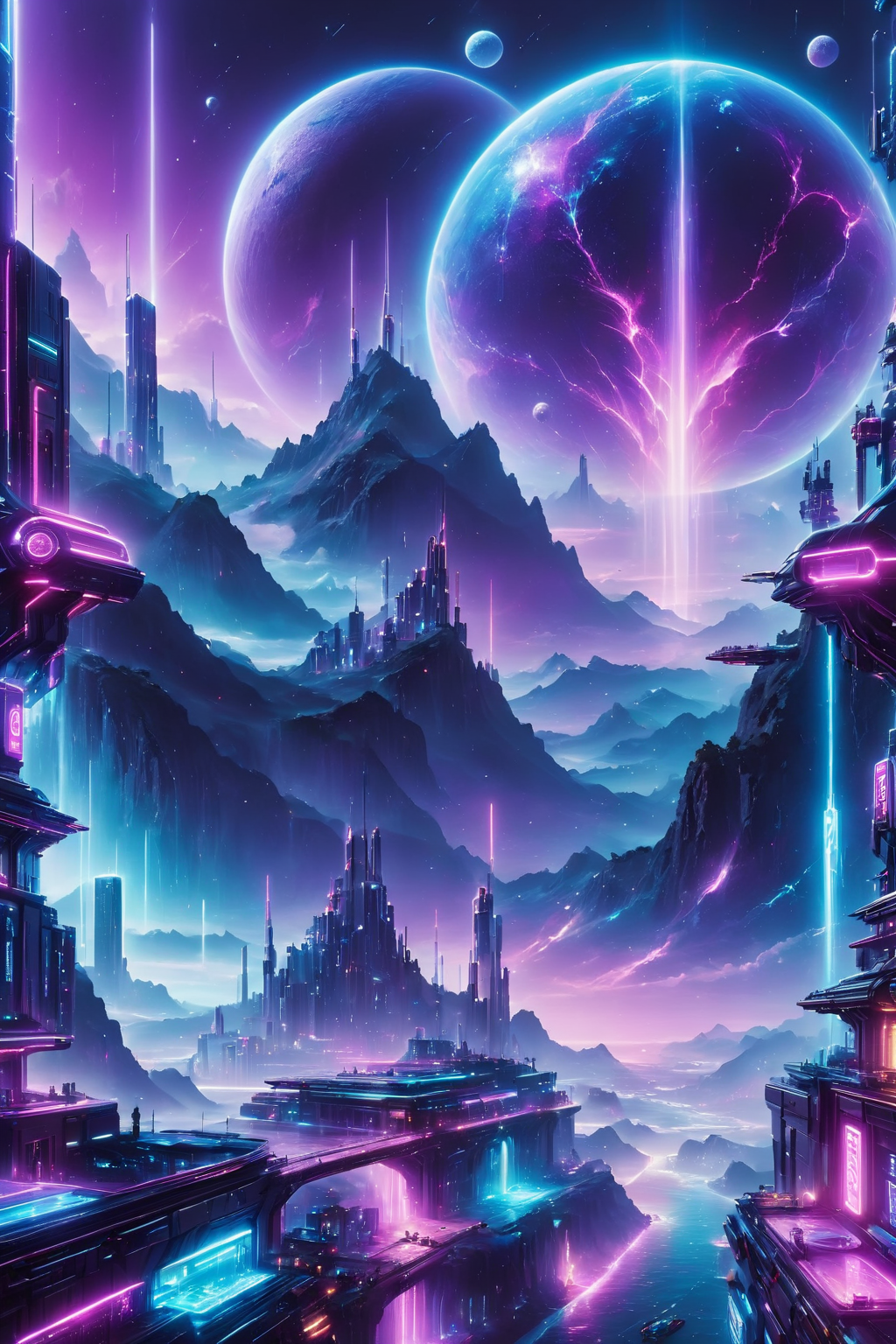 ethereal fantasy concept art of  neonpunk style dreamscape (((Ultra-detailed, 8k, highres, masterpiece)))(((epic-Ultra-HD-details, epic-Ultra-HD-highlights, epic-photo-same-realistic, upscaled-resolution, optimal)))a beautiful serene landscape,<lora:ral-czmcrnbw:0.8>,ral-czmcrnbw,<lora:cs-cr1stal-v2:0.8>,cs-cr1stal-v2,<lora:More_interesting_backgrounds:0.8>,IBG,<lora:more_details:1>,<lora:SyFyEye1_v2.0:0.8>,SyFyEye1,, surreal, ethereal, dreamy, mysterious, fantasy, highly detailed, cyberpunk, vaporwave, neon, vibes, vibrant, stunningly beautiful, crisp, detailed, sleek, ultramodern, magenta highlights, dark purple shadows, high contrast, cinematic, ultra detailed, intricate, professional . magnificent, celestial, ethereal, painterly, epic, majestic, magical, fantasy art, cover art, dreamy
