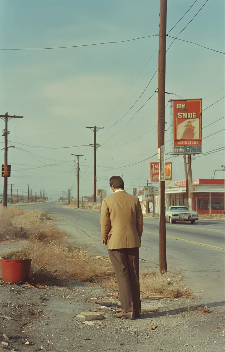 masterpiece,best quality,<lora:tbh172-sdxl:0.9>,illustration,style of Stephen Shore