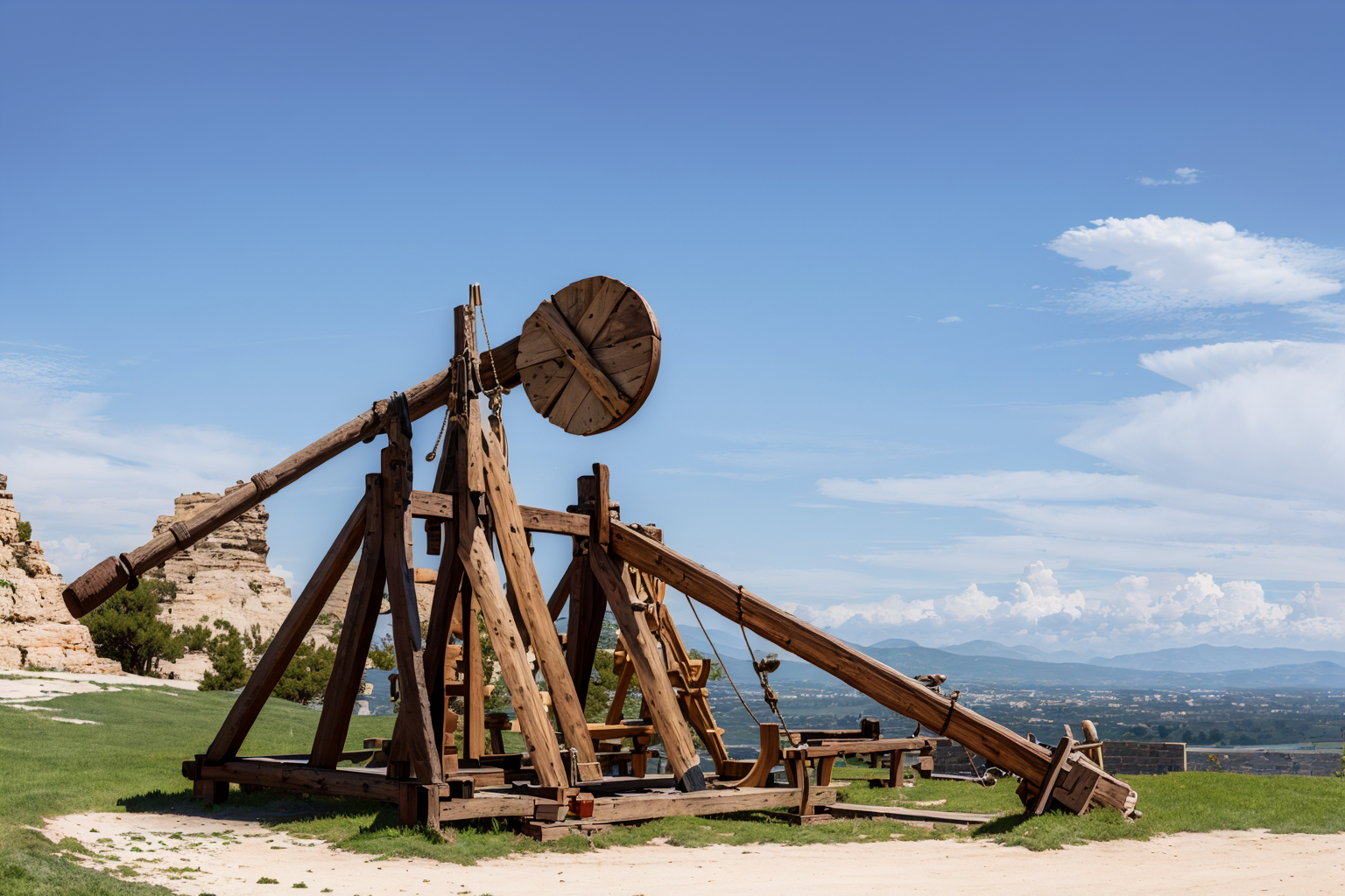 (masterpiece, best quality:1.2), ultra-detailed, Trebuchet, (realistic:1.5),  <lora:EdobMedievalCatapult_v1.0:0.8>