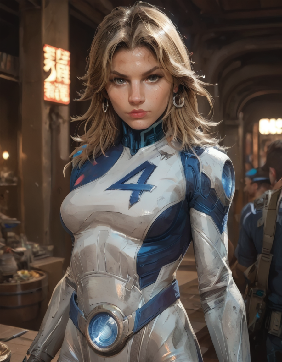 <lora:Invisible_Woman_MarvelRivals_Pony:1>,inv_woman,