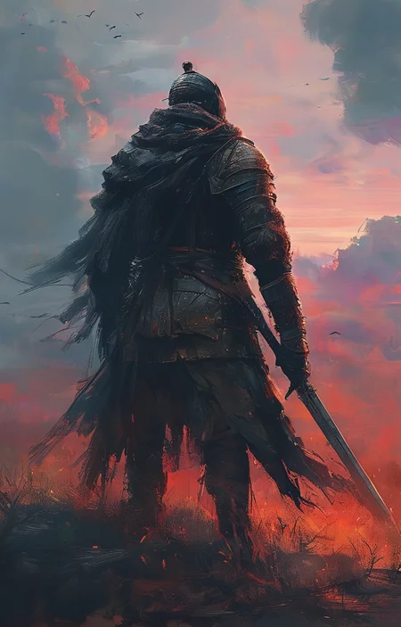 masterpiece,best quality,<lora:tbh326-sdxl:0.9>,illustration,style of Alena Aenami portrait of noble man