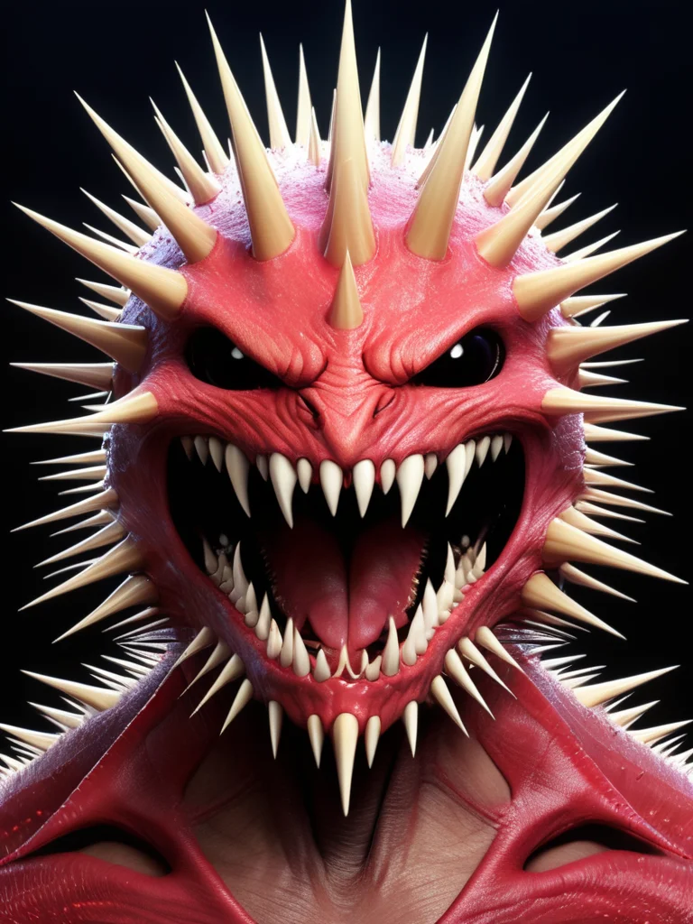 meahophontron of ral-spikes <lora:ral-spikes-sdxl:0.23> ral-spikes background
