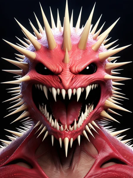 meahophontron of ral-spikes <lora:ral-spikes-sdxl:0.23> ral-spikes background