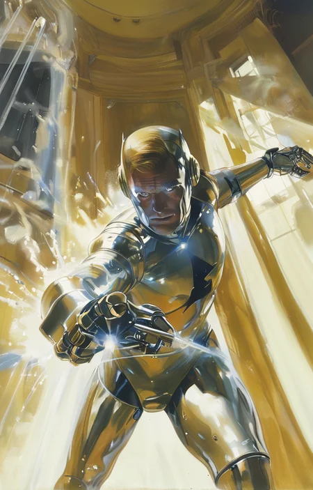 masterpiece,best quality,<lora:tbh234-sdxl:0.9>,illustration,style of Alex Ross portrait of Housework robots