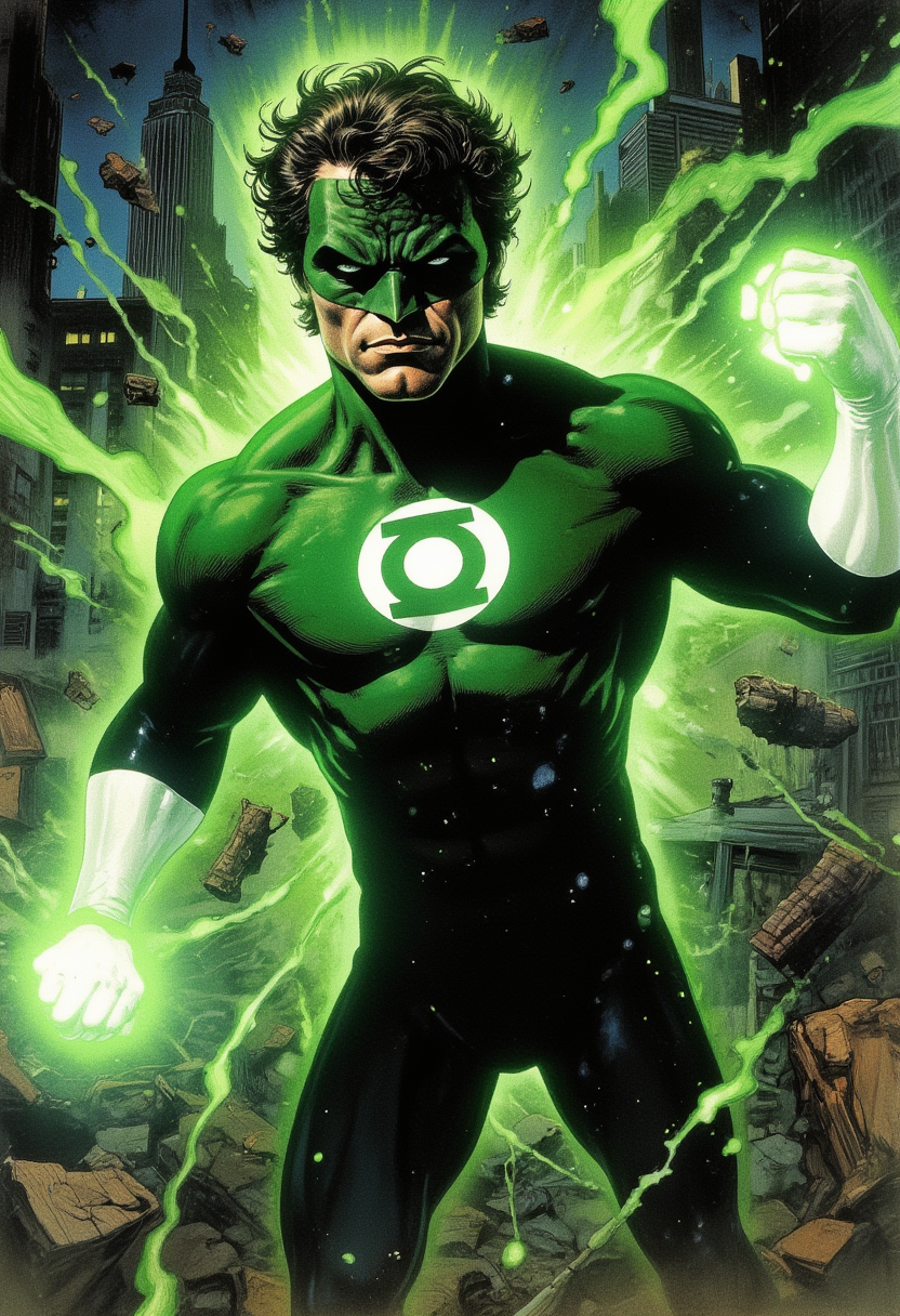 green lantern by Antonio J Manzanedo