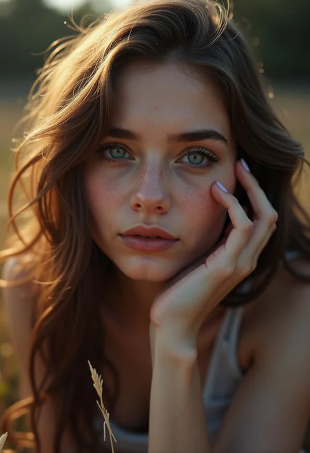 hyperrealistic digital painting by Charlie Bowater and Jeremiah Ketner, shallow depth of field, bokeh, incredibly detailed, real, photshoot