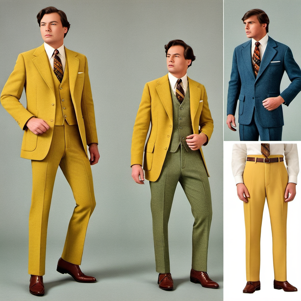 solo, A page from a post-war fashion magazine, now aged and yellowed, showcasing men's fashion of the era. The featured attire is a classic, sharply tailored suit, indicative of the time's sartorial elegance, complete with a crisp shirt and a neatly knotted tie. The image, though faded and speckled with the patina of age, vividly captures the essence of the period's style - a blend of post-war practicality and newfound optimism. The magazine's page, with its frayed edges and sepia-toned hue, serves as a window into the fashion and cultural zeitgeist of the post-war years , <lora:postwarfashion:0.6>