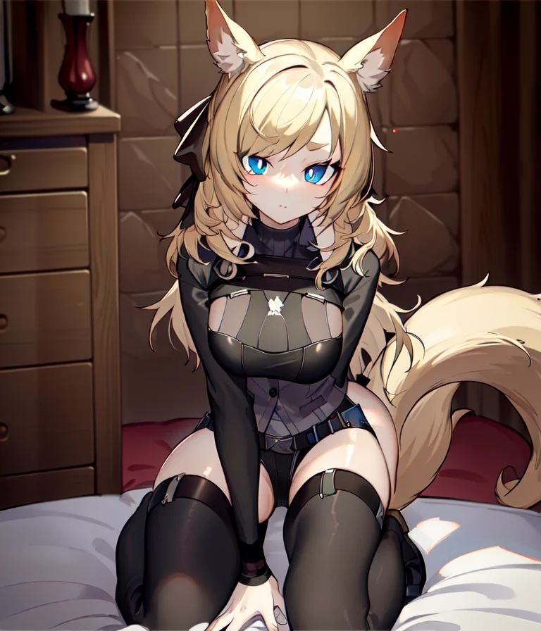 ((((masterpiece:1.2), best quality, high resolution)))
OriginalOutfit,
<lora:ArknightsWhislash3in1v15:1>, animal ears, tail, light pupils,