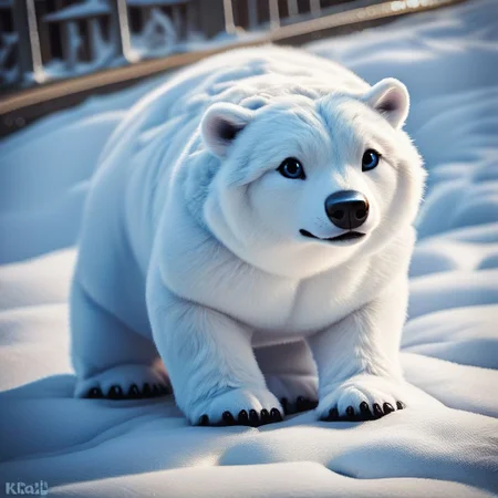 score_9, score_8_up, score_7_up, pikaole no humans animal focus, (polar bear:1.05), fur, full body solo blurry background, cute rating_safe source_furry, (dynamic pose:0.5), pikaole, source_photorealistic