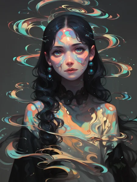 score_9, score_8_up, score_7_up, score_6_up, score_5_up,   <lora:swirlsXLP:0.7> swirls, abstract, ripples, 1girl, long hair, pretty,