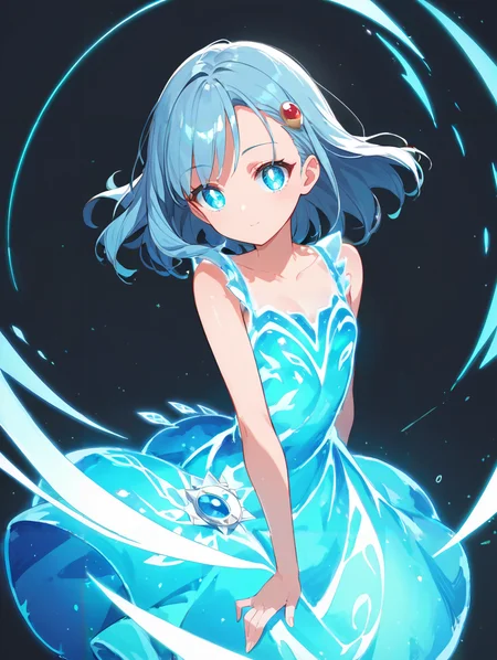 score_9, score_8_up, score_7_up,source_anime, high res image,masterpiece,best quality,(girl:1.0),cute face,clear skin,shiny hair,ultra detailed eyes,simple background, <lora:glow dress_pony_V1.0:0.6> glow dress, henshin,red dress