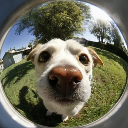 masterpiece,best quality,<lora:tbh323-sdxl:0.6>,dog in fisheye,