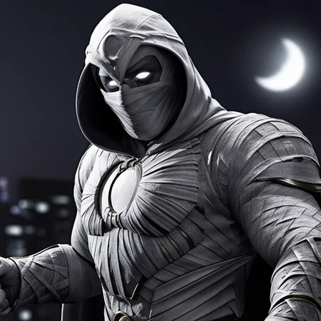 MoonKnight1024, a man, fighting pose, detailed eyes, highly detailed , photography, ultra sharp, film, bokeh, professional, 4k, highly detailed <lora:add-detail-xl:1.5> <lora:MoonKnight1024:0.8>