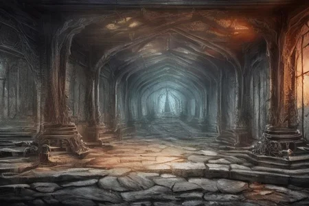 RAW photo, (masterpiece:1.3), subsurface scattering, heavy shadow, (high quality:1.4), (intricate, high detail:1.2), professional photography, HDR, High Dynamic Range, realistic, ultra realistic, photorealistic, high resolution, film photography, ambient lighting, atmospheric effects, <lora:detail_slider_v4:2>, OverallDetail,  <lora:Evil:1>, outdoor scenery, stairs, evilrealms, forest, epiCPhoto