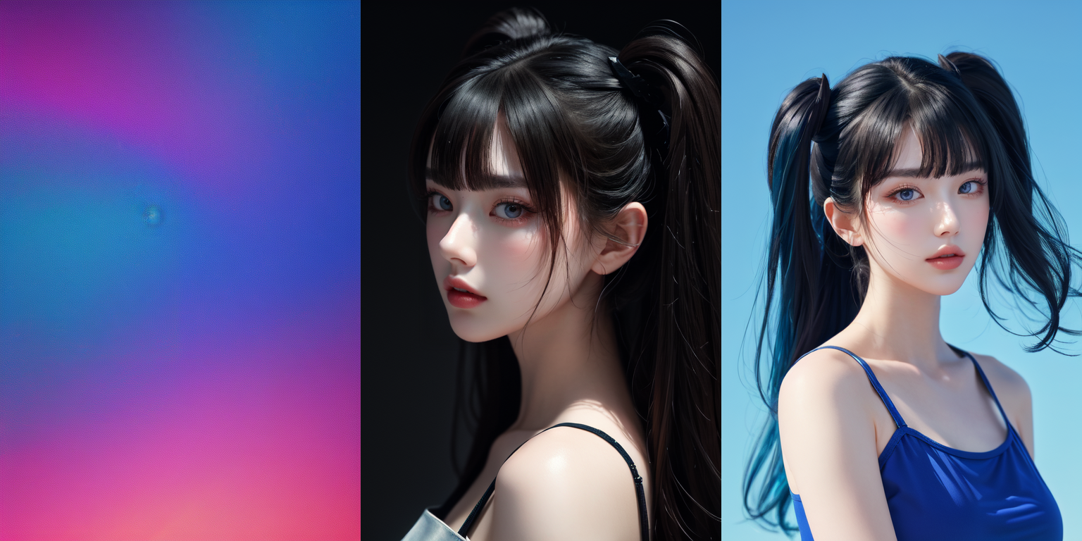 highly insanely detailed, masterpiece, top quality, best quality, highres, 4k, 8k, RAW photo, (very aesthetic, beautiful and aesthetic), two side up, 
__lazy-wildcards/dataset/background-color__, 
<lora:two_side_up-1.0:0.5>âââ