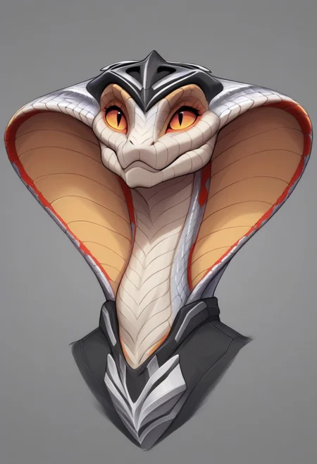 XCOM, viper, viper face, cobra hood, flat snake face, scale, scales,