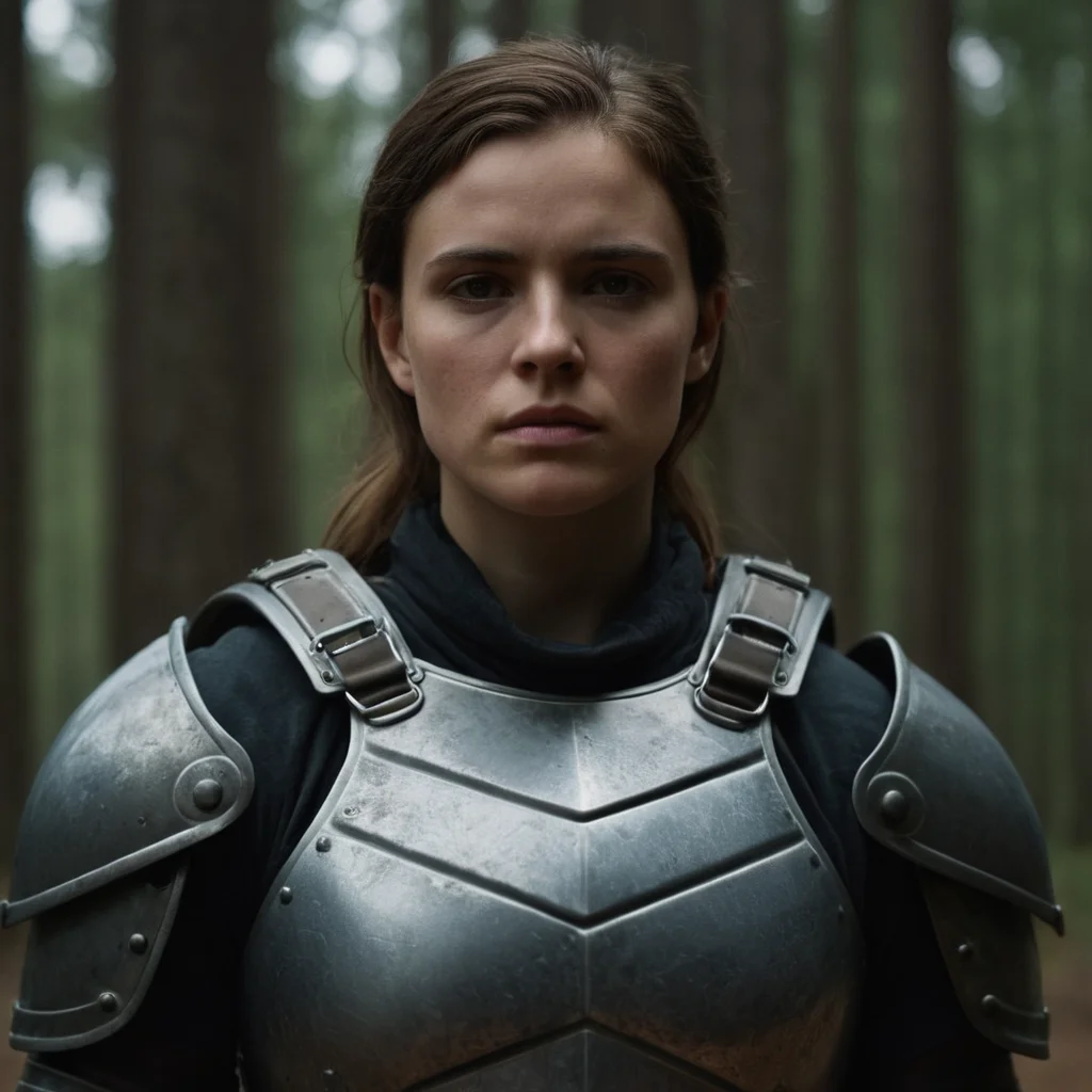 cinematic film still of <lora:Hyperrealism style v2:1>
a woman with a body armour like a warrior Hyperrealism Style, shallow depth of field, vignette, highly detailed, high budget, bokeh, cinemascope, moody, epic, gorgeous, film grain, grainy
