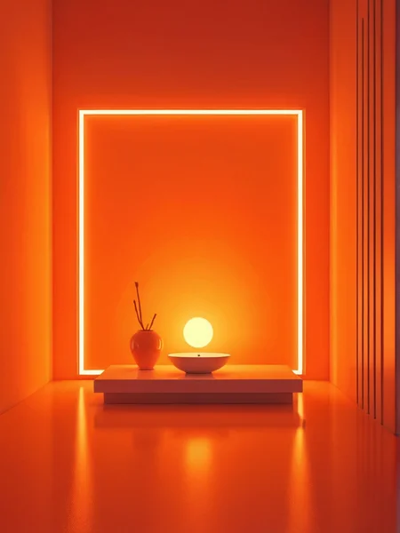 Minimalist, (Masterpiece Digital Artwork:1.3) of (Graphic novel:1.3),(Peaceful:1.3) Neon Orange, ceramic,imaginative,dreamlike,unusual,primordial, fantasy, masterpiece, highly detailed,<lora:attractive_notrigger:0>, <lora:ancient_shadows_of_the_lens-FluxDev:1> ,(by Artist Theo Van Rysselberghe:1.3),CGSociety,ArtStation,(Funk Art:1.3),(Kodak Portra:1.3), Simple, clean, uncluttered, modern, elegant