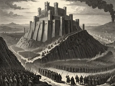 (woodcut illustration:1.2) in detailed gustavedore style, , crisp even lines, high contrast, Tenebrism,
Siege of Minas Tirith: The majestic city of Minas Tirith is under siege. The Pelennor Fields are a battleground with orcs and Gondor's defenders clashing, creating a scene of epic conflict and desperation., directed by peter jackson
by gustave dore <lora:GustaveDore_StyleXLv6.1:0.5> <lora:xl_more_art-full_v1:0.25> <lora:add-detail-xl:0.45>