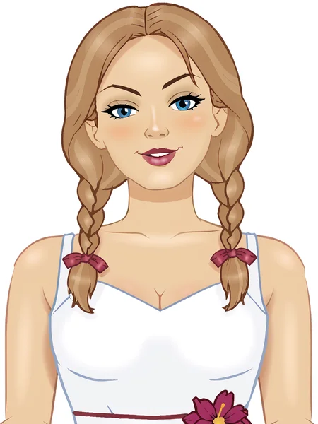 1girl, ptwoman, <lora:ptwoman:0.7>
score_7_up, 1Girl, Dress, White dress, Twin Braids, Lipstick, Flower on dress, hair ribbon, blue eyes
white background, look at viewer
smug, eyebrow up, raised eyebrow
(white background, simple background, plain background)
<lora:Annabelle_Doll_The_Conjuring_Pony_r1:1>