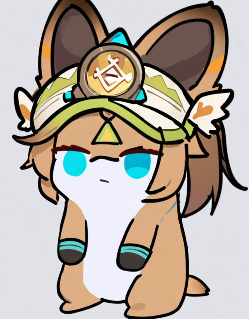 masterpiece, best quality, <lora:ponntaitachi-xl:1>,chibi,no humans,  <lora:kachina-xl:1>kachi-na