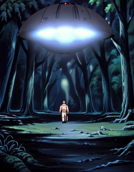 Alien Encounter, UFO Sightings, Extraterrestrial Life, Close Encounters, Mysterious Beings, First Contact. <lora:NEOTOKIOXL_0.2_RC:0.9>