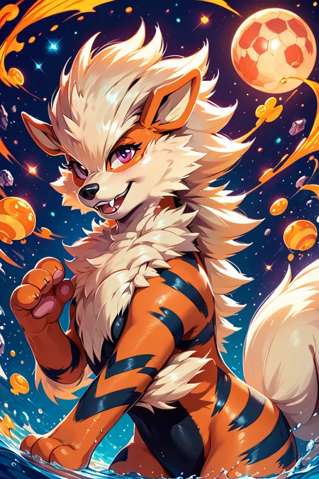 score_9, score_8_up, score_8, ,,, , ,,, zzArcanine, no humans, pokemon (creature), <lora:Arcanine_Pokemon_PDXL:0.8>, ,,,, BREAK, smile, looking at viewer, cowboy shot, ,,, embedding:zPDXL, <lora:Hyperdriver_PDXL_v3:0.5>,