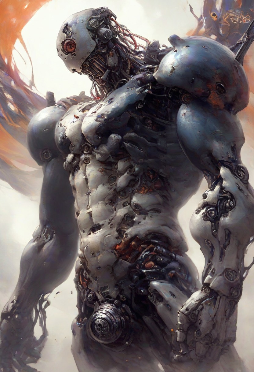 <use 8192 colors>, [professional::0.3]
[intricate:0.3:0.7]
[digital:0.7], 
Fantasy digital art |Cyborg Head with cocks instead of eyes | ultrarealistic, colorful | highly detailed | wide-angle | epic composition, rich of contrast | UHD, easynegative