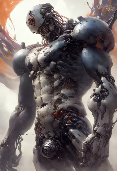 <use 8192 colors>, [professional::0.3]
[intricate:0.3:0.7]
[digital:0.7], 
Fantasy digital art |Cyborg Head with cocks instead of eyes | ultrarealistic, colorful | highly detailed | wide-angle | epic composition, rich of contrast | UHD, easynegative