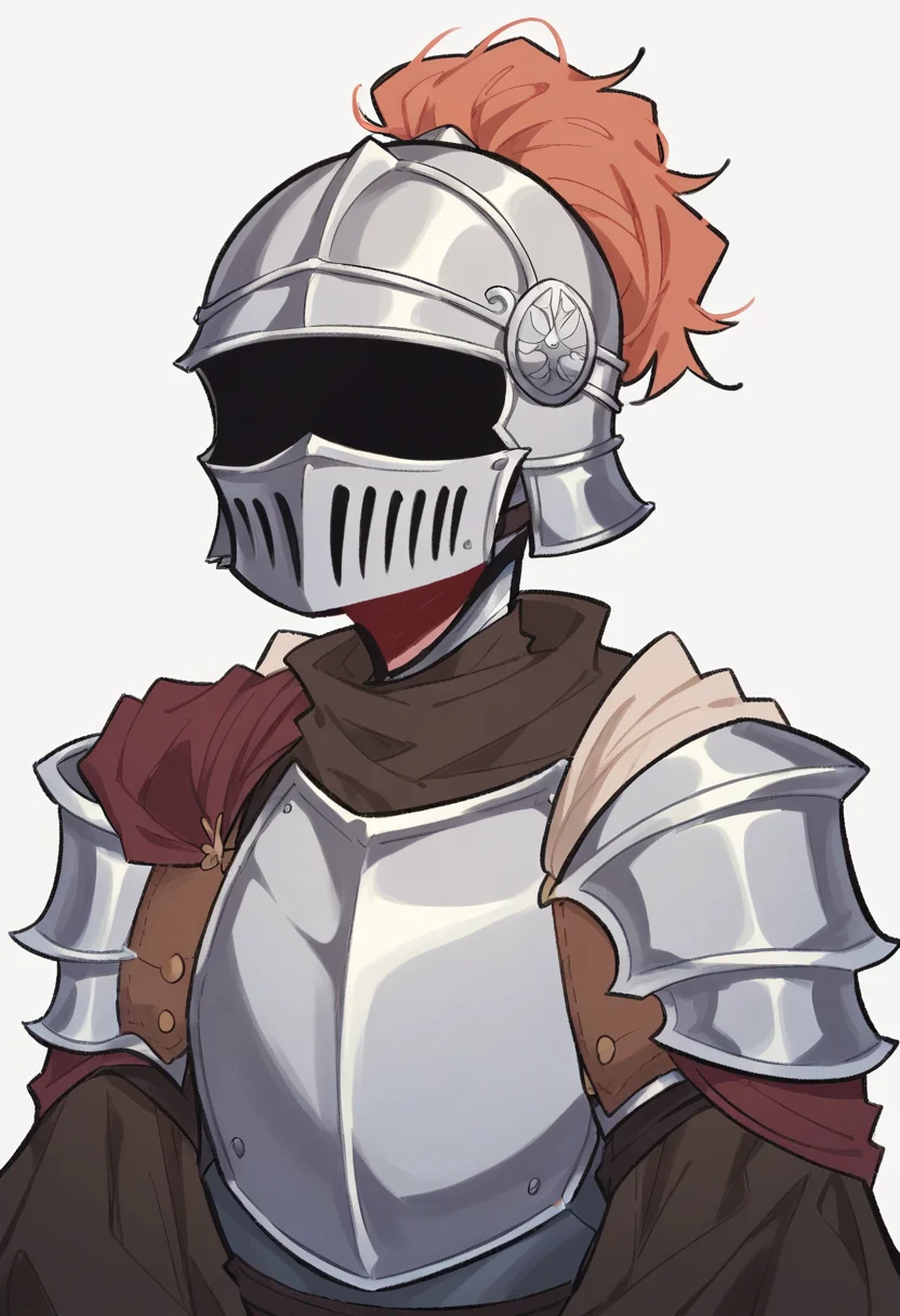 <lora:dijor-v2:1> dijor, score_9, score_8_up, score_7_up, [sketched:0.7], armored medieval knight, solo, helmet with closed visor, plume, shoulder armor