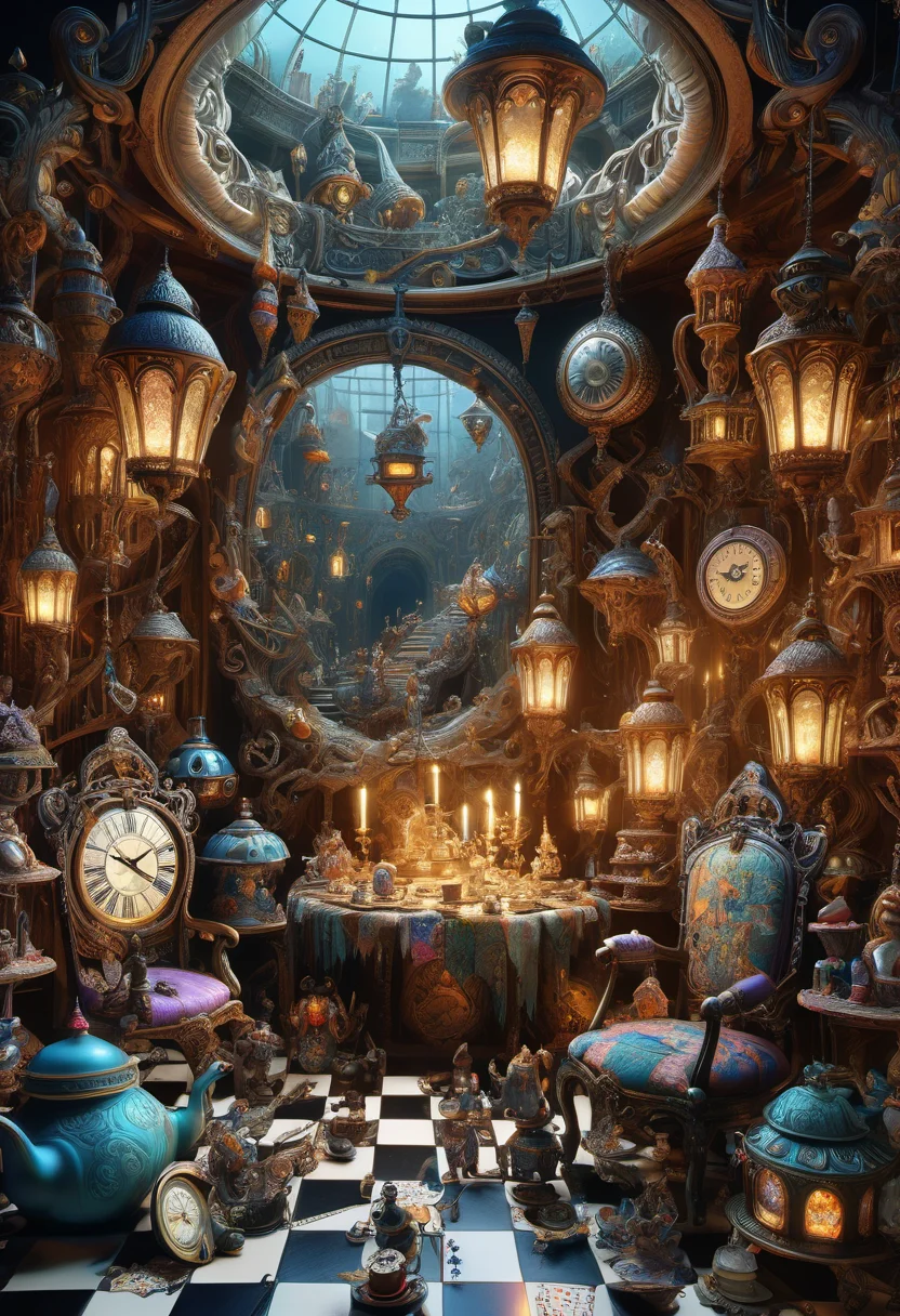 hyper detailed masterpiece, dynamic realistic digital art, awesome quality,medium-sized cleft,emanation wonderland welkin,tudor revival abyssal global illumination,void, solar,DonMT34P4rtyXL <lora:DonMT34P4rtyXL-v1.1-000008:0.8>