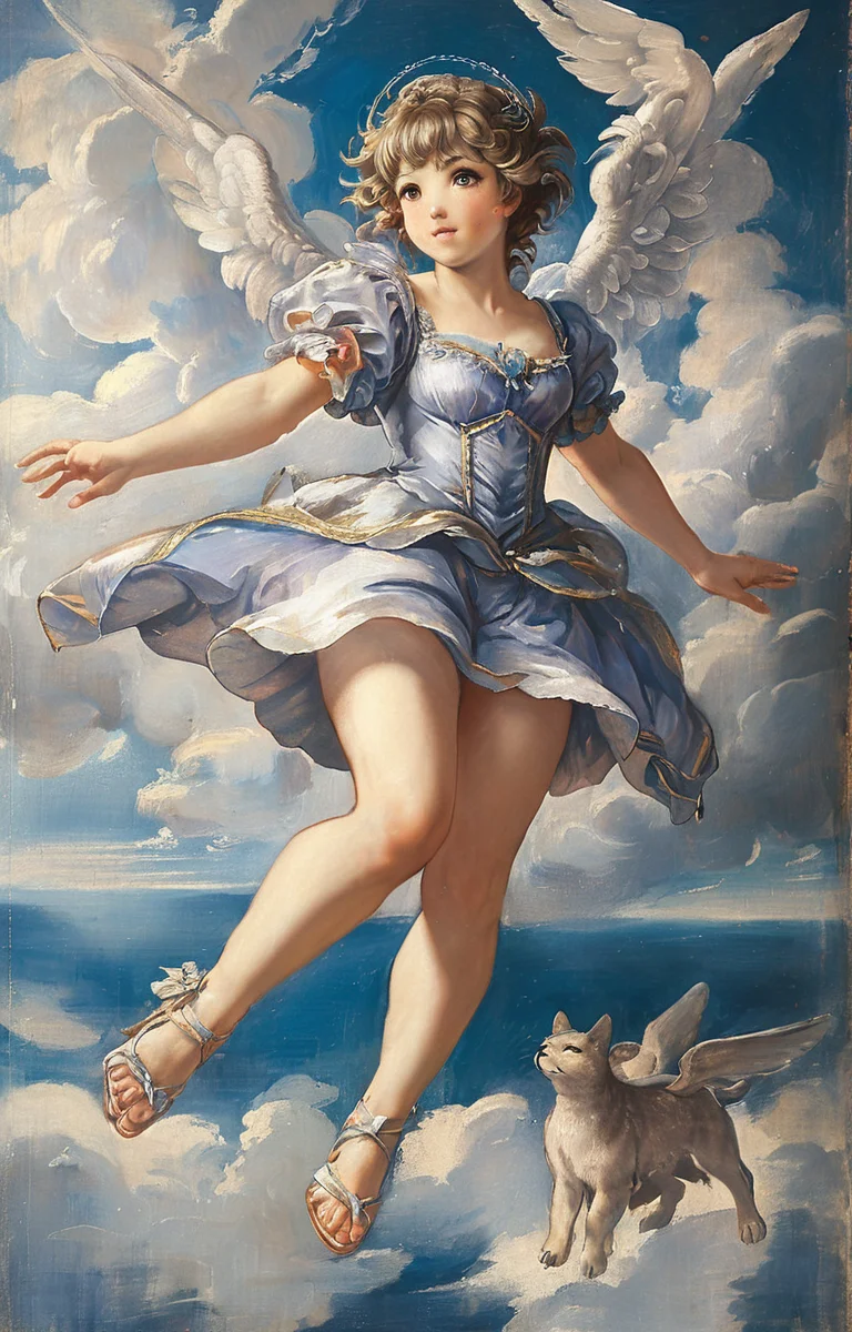 masterpiece,best quality,<lora:tbh206-sdxl:0.9>,illustration,style of Francesco Albani portrait of idolmaster cinderella girls,