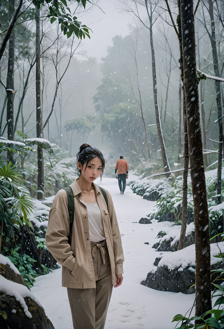 score_9,score_8_up,score_7_up,8k,,ruanyi0732,snowing,jungle,
1girl,<lora:0732 winter_v1_pony:1>