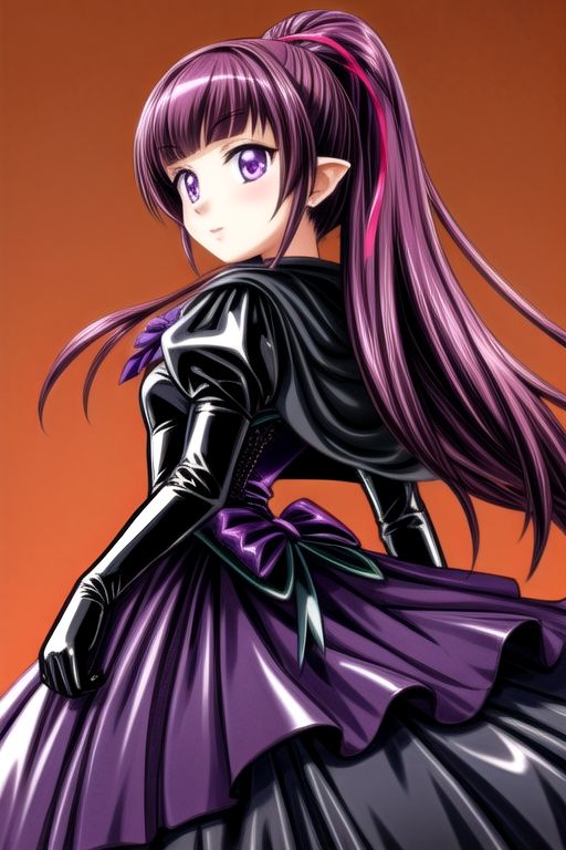 DarkPrecure, evil corrupted princess wearing dark pastel (ruffled:1) (gleaming latex:1) gown with (long latex vampire cloak:1) and latex gauntlets, soft lighting, ruffles,
(vmpr),
<lora:more_details:1>,