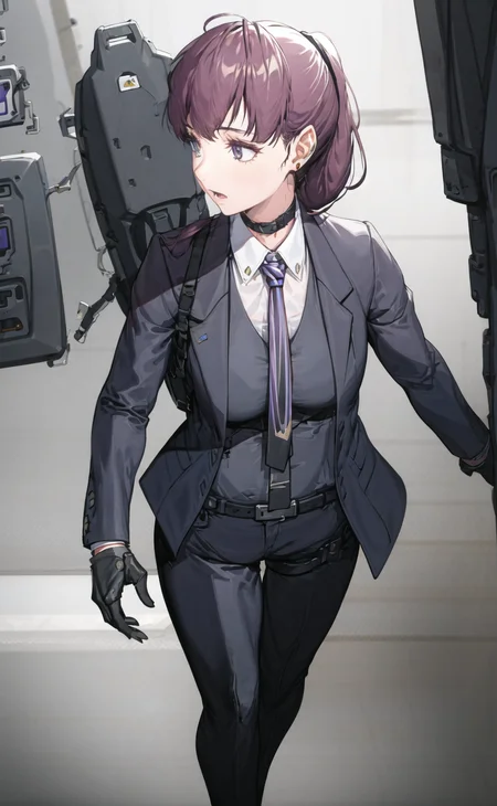 <lora:NIKKE_TetraLine_dolla_v1_epoch-000006:1:NP> best quality, ultra-detailed, dolla, 1girl, solo, long_hair, breasts, bangs, brown_hair, shirt, gloves, long_sleeves, closed_mouth,, purple_eyes, jacket, full_body, ponytail, purple_hair, white_shirt, ahoge, open_clothes, necktie, choker, black_gloves, belt, collared_shirt, pants, , black_footwear, open_jacket, black_jacket, , formal, black_pants, suit,, purple_necktie, earpiece, junkyard, abandoned factory, , (looking to the side:1.3),, (tilt head ,hand on own head:1.2), (run sprint dash, sweat, open mouth:1.2), (holding assault rifle:1.1),
Negative prompt: nsfw, (worst quality, low quality:1.4), ( jpeg artifacts:1.4), (depth of field, bokeh, blurry, film grain, chromatic aberration, lens flare:1.0), (1boy, abs, muscular, rib:1.0), greyscale, monochrome, (thighs:1.3), (blush, embarrassed, nose blush, light blush, full-face blush:1.2),
Steps: 28, Sampler: DPM++ 2M Karras, CFG scale: 8, Seed: 3226675490, Size: 544x880, Model hash: 5493a0ec49, Model: AOM3A1B_orangemixs, Denoising strength: 0.55, Clip skip: 2, ENSD: 31337, Hires upscale: 1.8, Hires upscaler: Latent (nearest-exact)