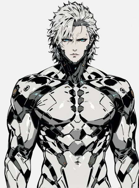 masterpiece,best quality,amazing quality,very aesthetic,absurdres,newest, huge filesize,
<lora:spo_sdxl_10ep_4k-data_lora_webui:0.5>,
<lora:add-detail-xl:1>
1boy, short hair, muscular male,
raiden \(metal gear\),
simple pencil sketch, spot color, <lora:Yoji:0.8> yoji_shinkawa,