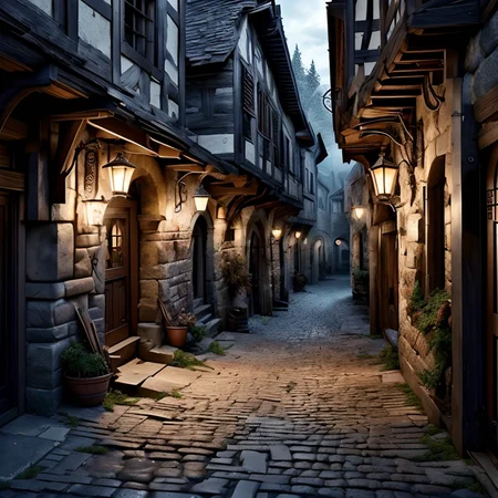 RAW photo, (masterpiece:1.3), subsurface scattering, heavy shadow, (high quality:1.4), (intricate, high detail:1.2), professional photography, HDR, High Dynamic Range, realistic, ultra realistic, photorealistic, high resolution, film photography, ambient lighting, atmospheric effects, <lora:detail_slider_v4:2>, OverallDetail, a dark and sinister alley in a medieval fantasy town, <lora:DarkAlley:1>,  epiCPhoto