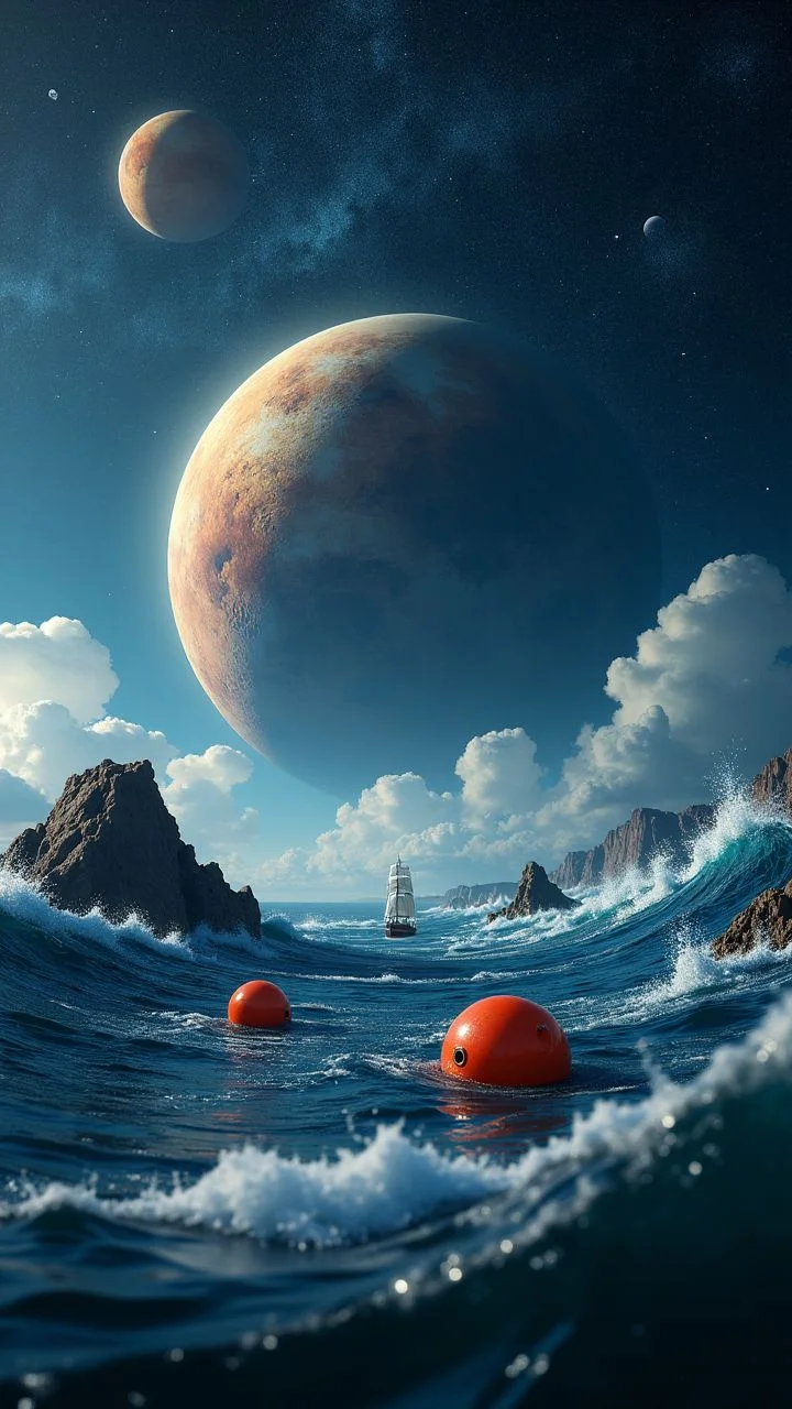 A cosmic ocean where planets bob like buoys on the waves, with ships sailing between them.
, <lora:aidmaImageUpgrader:0.25> aidmaimageupgrader ,
<lora:aidmaHyperRealismV0.2:0.7> aidmahyperrealism