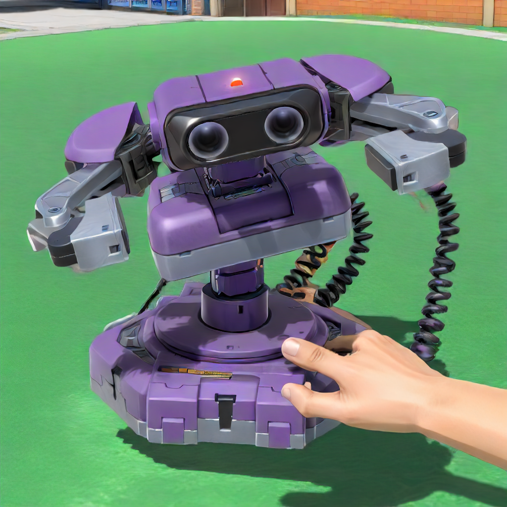 <lora:ROBXL:0.9> robxl, holding gamecube controller, (anime, masterpiece, intricate:1.3), (best quality, hires textures, high detail:1.2), (4k),(incredibly detailed:1.4),UHD, 8K, ultra detailed