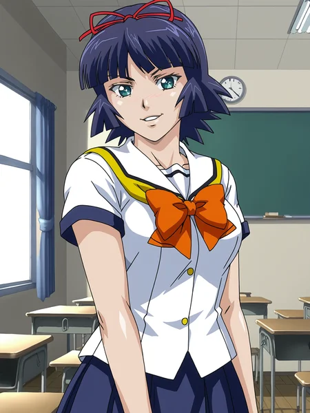 source_anime, score_9, <lora:kitamilast:0.75> hskitami, classroom