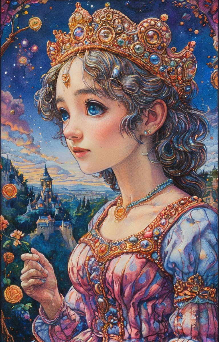 masterpiece,best quality,<lora:tbh179-sdxl:0.9>,illustration,style of David Welker, portrait of idolmaster cinderella girls,