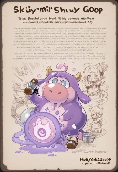holy cow, moo moo, shaky shaky, magic, milkers, skibidi goop goop,