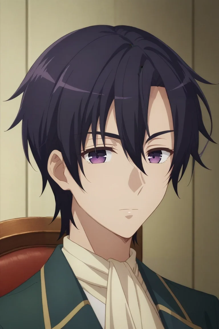 score_9, score_8_up, score_7_up, source_anime, rating_safe, , anime screencap, , official style, looking at viewer, , 1boy, solo, male focus, <lora:nicol_ascart_pony:0.9>, nicol_ascart, black hair, purple eyes, short hair, hair between eyes, , , <lora:sdxl_lightning_8step_lora:1>