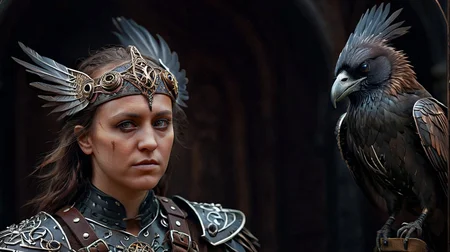 <lora:CulturePunkAI_2:0.6>(CeltPunkAI), male, solo, lineart, Painstaking Attention To Details BREAK portrait, solo, half shot, looking down, detailed background, detailed face, (renaissance theme:1.1), glowing eyes, raven-warrior, harbinger of the raven-queen, dark feathers, wearing tattered leather armor, dark ornate amulet, mournful, dark folded feathered wings, standing, feather themed symbolism, black sails in background, dusk, dark shadows, eerie atmosphere BREAK <lora:EnvyDynamicPoseXL01:1> <lora:SDXL_Dices_Mega_Detail_v1:1.0>